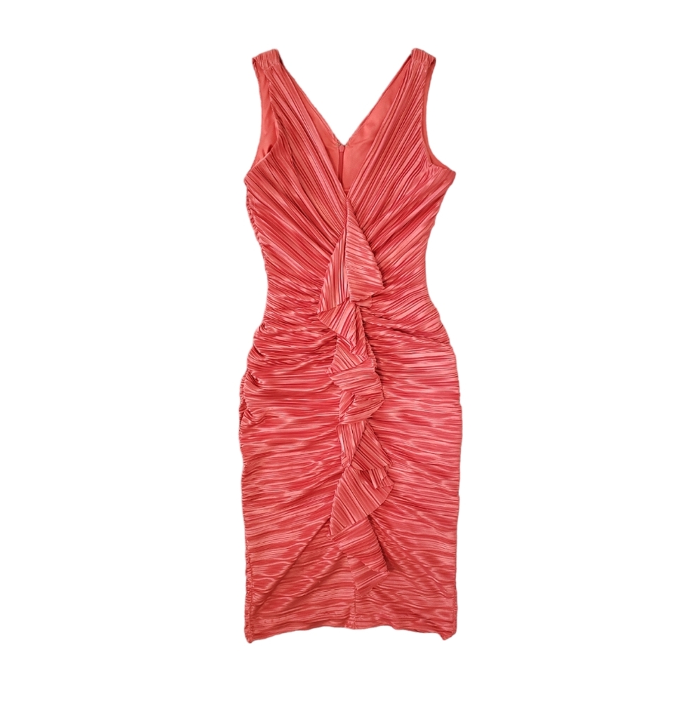 Ruched Pleated bodycon dress